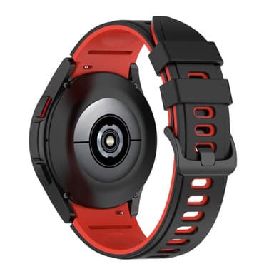 Samsung Galaxy Watch 4 Classic armband silikon Svart+röd