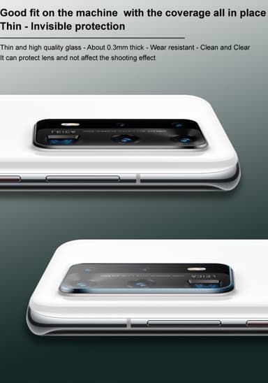 Samsung Galaxy S21 linsskydd 2-pack Transparent