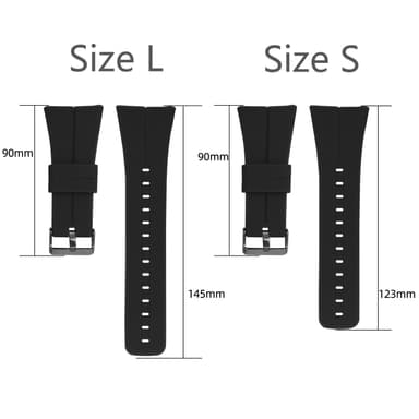 Klockarmband Svart S