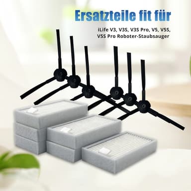Reservdelssats för ZACO/ILIFE Robotdammsugare