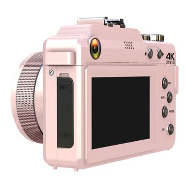 Digitalkamera 4K/48MP/18X digital zoom/stabilisering/autofokus/dubbelk