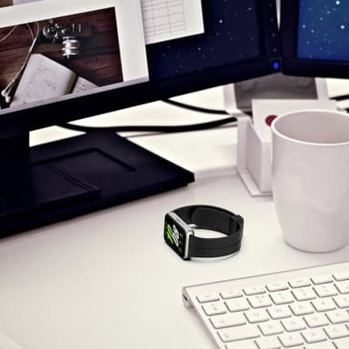 Silikonarmband för Samsung Galaxy Fit 3 SM-R390 Svart