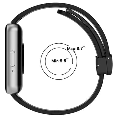 Silikonarmband för Samsung Galaxy Fit 3 SM-R390 Svart
