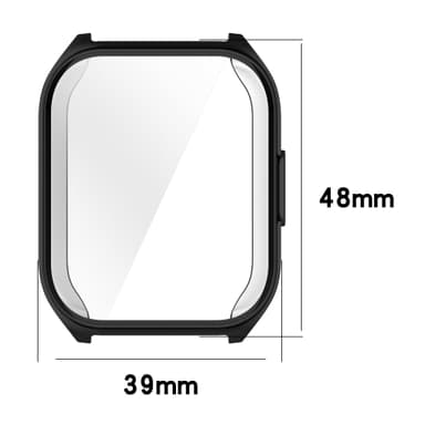 Skärmskyddsfodral till HayLou Watch 2 Pro (LS02 Pro) Svart