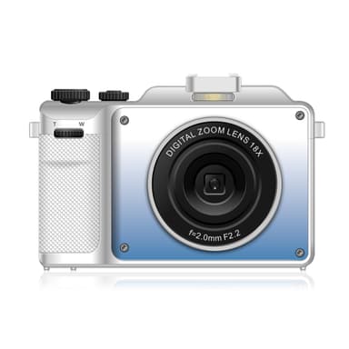 Digitalkamera 4K/48MP/18X digital zoom/stabilisering/autofokus/dubbelk