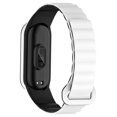 Magnetrem Xiaomi Mi Band 3/4/5/6/7 Svart + Vit