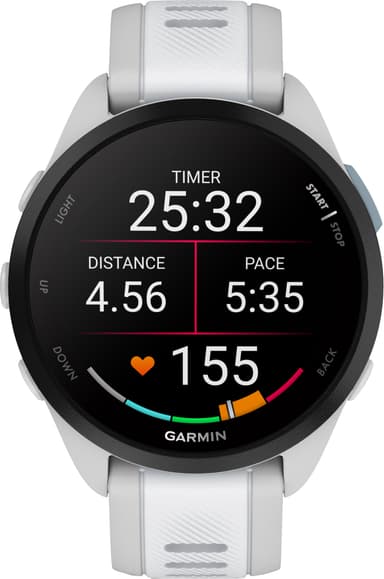 Garmin Forerunner 165 Music Sportklocka (vit)