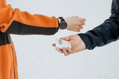 Polar Payment klockarmband 22 mm S-L (svart)
