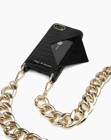Necklace Case iPhone 8/7/6/6S/SE Neo Noir Croco