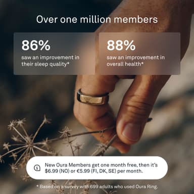 Oura Ring Gen3 Horizon smartring storlek 11 (guld)