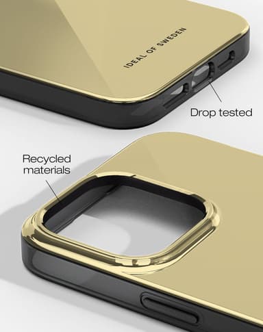 Mirror Case iPhone 15PR Mirror Gold
