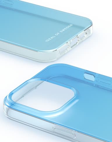 Clear Case iPhone 15PR Light Blue