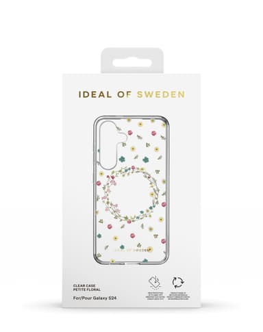 Clear Case Galaxy S24 Petite Floral