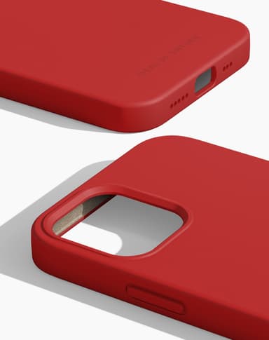 Silicone Case iPhone 12/12P Red