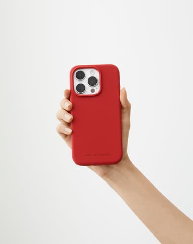 Silicone Case iPhone 12/12P Red