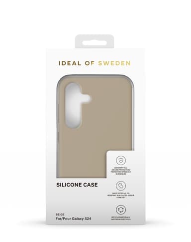 Silicone Case Galaxy S24 Beige
