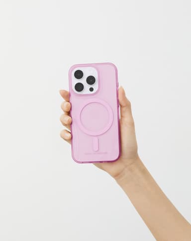 Clear Case MagSafe iPhone 16 Light Pink
