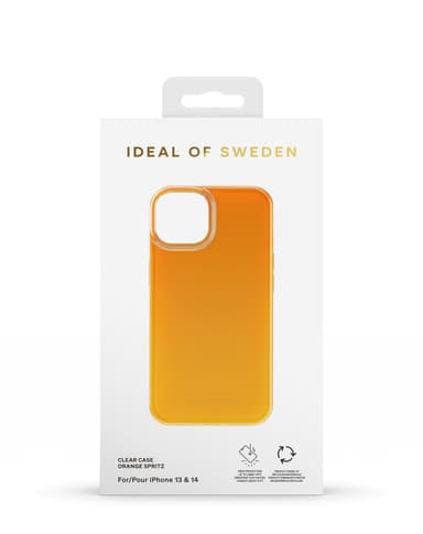 Clear Case iPhone 13/14 Orange Spritz