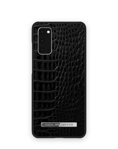 Atelier Case Galaxy S20 Neo Noir Croco Silver