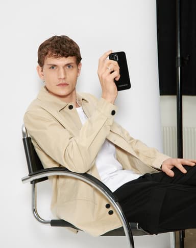 Atelier Case Galaxy S20 Glossy Black Silver