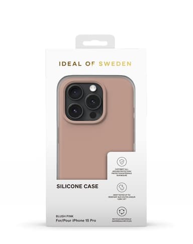 Silicone Case iPhone 15PR Blush Pink