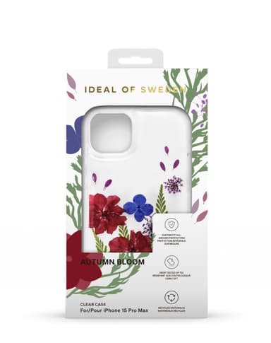 Clear Case iPhone 15PM Autumn Bloom