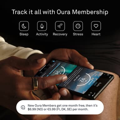 Oura Ring Gen3 Horizon smartring storlek 9 (titan)