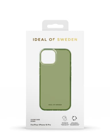 Clear Case iPhone 13/14/15 Khaki