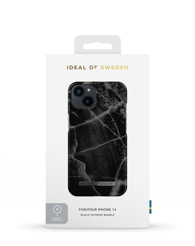 Printed Case MagSafe iPhone 13/14 Black Thunder