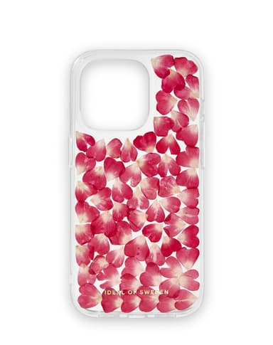 Clear Case iPhone 14PR Red Roses