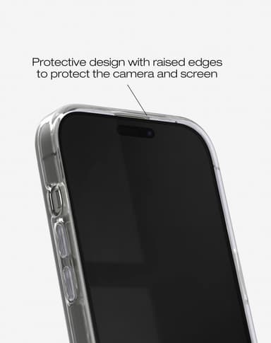 Clear Case iPhone 13/14/15 Golden Hearts