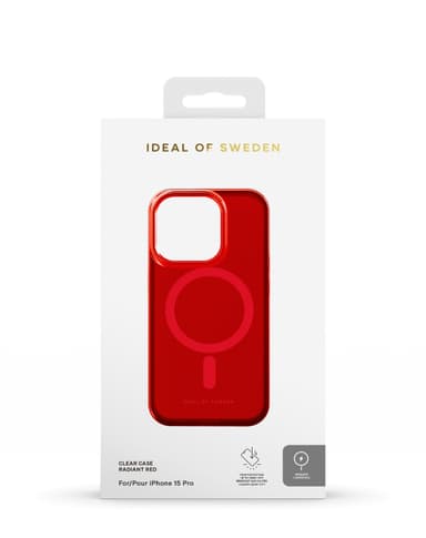 Clear Case MagSafe iPhone 15PR Radiant Red