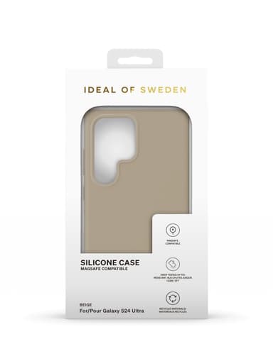 Silicone Case MagSafe Galaxy S24U Beige