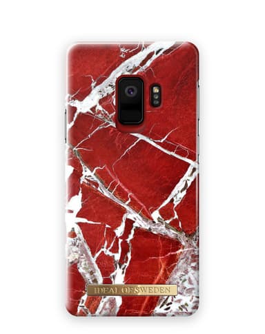 Fashion case Galaxy S9 Scarlet Red Marble