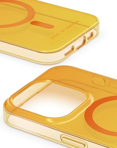Clear Case MagSafe iPhone 15PR Orange Spritz