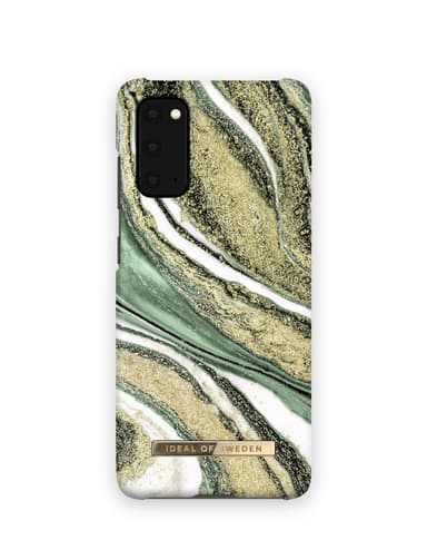 Printed Case Galaxy S20 Cosmic Green Swirl