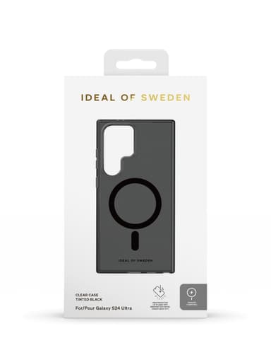 Clear Case MagSafe Galaxy S24U Tinted Black
