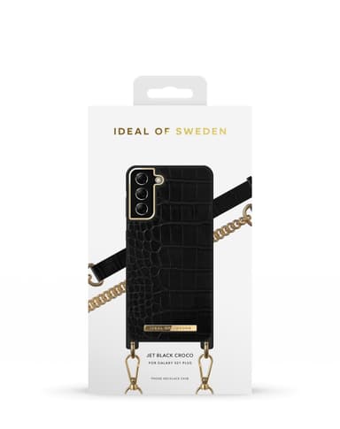 Necklace Case Galaxy S21Plus Jet Black Croco