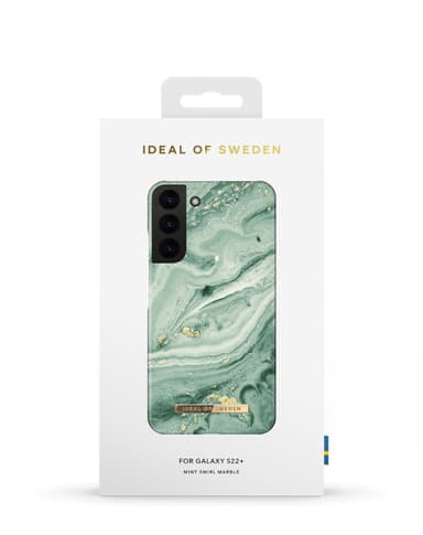 Printed Case Galaxy S22P Mint Swirl Marble