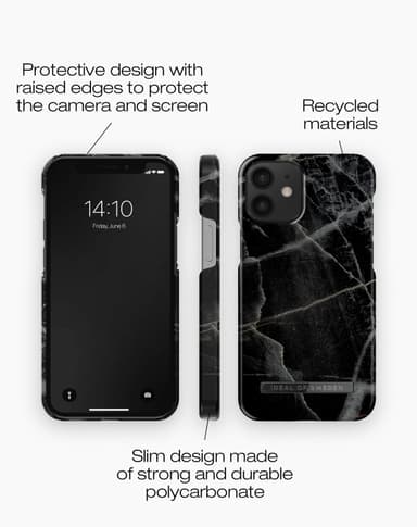 Printed Case iPhone 12 MINI Black Thnd Mrb