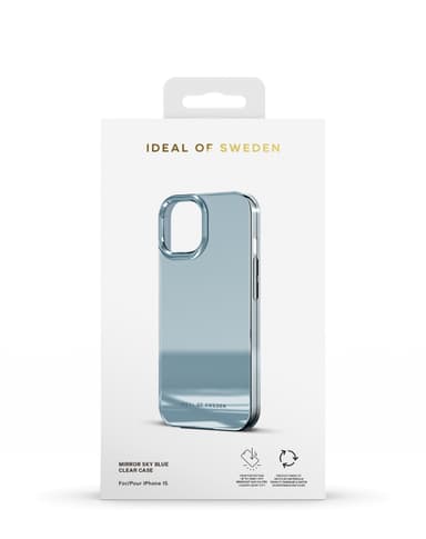 Mirror Case iPhone 13/14/15 Mirror Sky Blue
