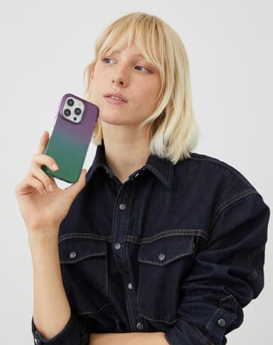 Clear Case iPhone 15PM Fluorite Ombre