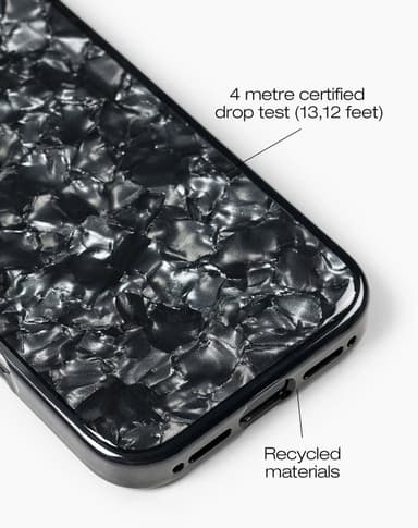Pearlised Case iPhone 16 Black
