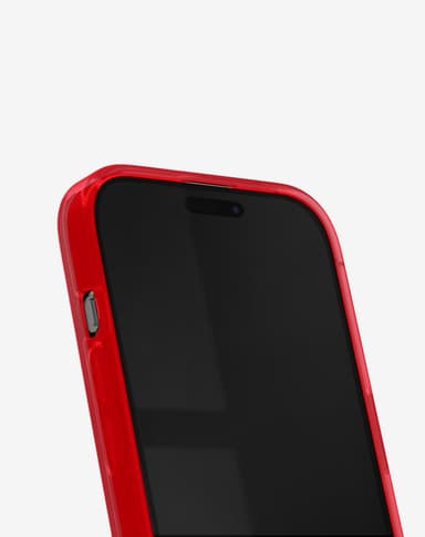Clear Case MagSafe iPhone 13/14/15 Radiant Red