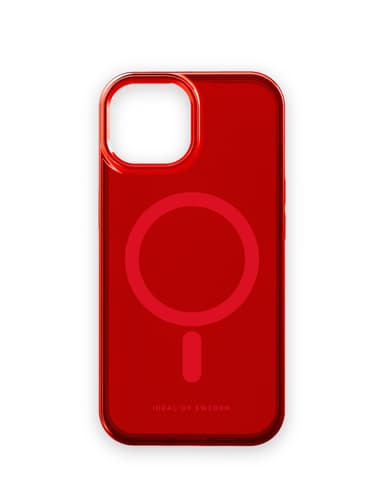 Clear Case MagSafe iPhone 13/14/15 Radiant Red