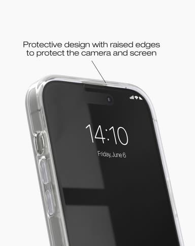Clear Case iPhone 14PR Golden Hearts