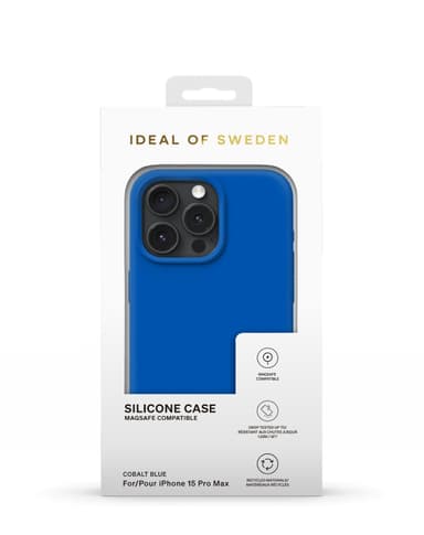 Silicone Case MagSafe iPhone 15PM Cobalt Blue