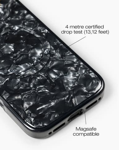 Pearlised Case MagSafe iPhone 16 Black