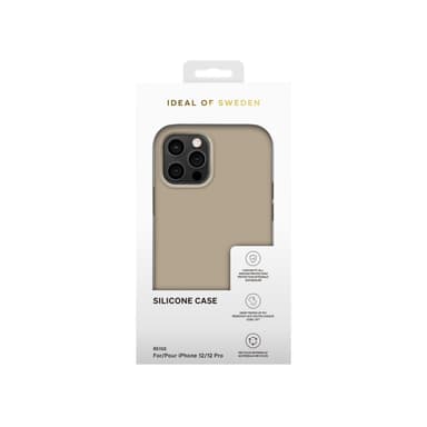 Silicone Case iPhone 12/12P Beige