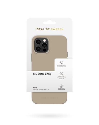 Silicone Case iPhone 12/12P Beige